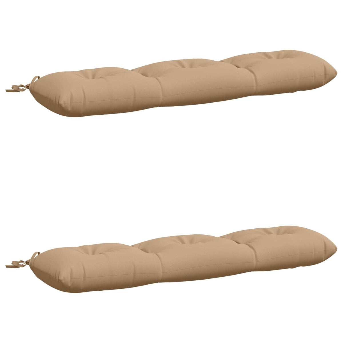 2-delige Bankkussens VIANEN 100% Polyester Zand