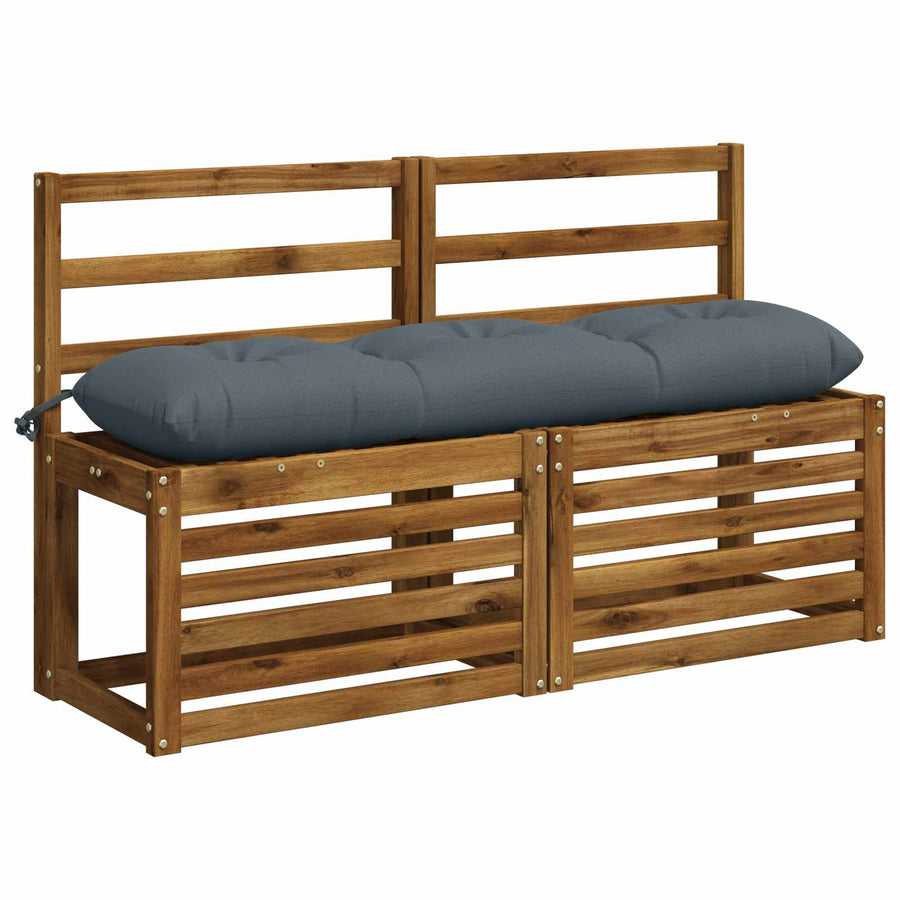 Bankkussen VIANEN 100% Polyester Blauw 110 x 30 x 12 cm