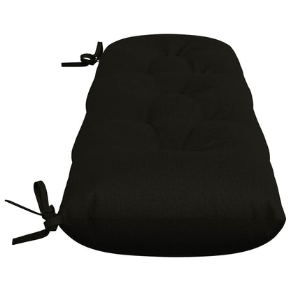 Bankkussen VIANEN 100% Polyester Zwart 110 x 30 x 12 cm