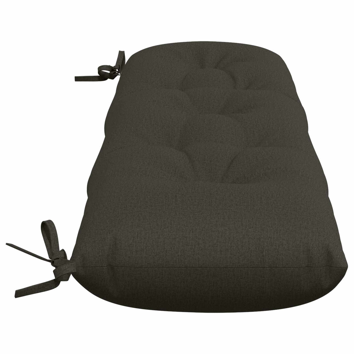 Bankkussen VIANEN 100% Polyester Antraciet 110 x 30 x 12 cm