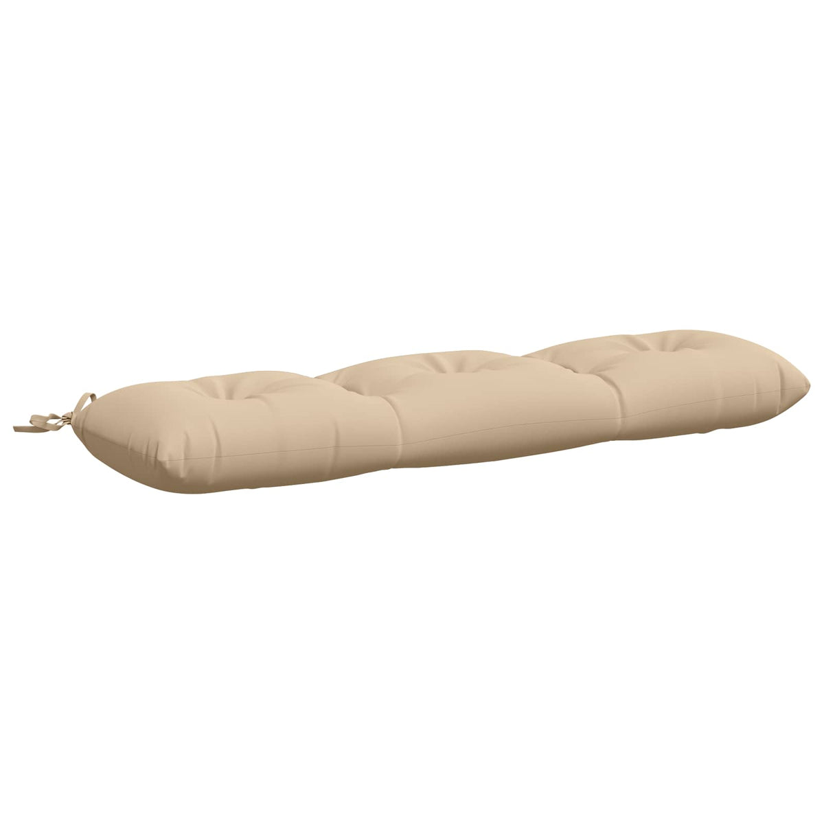Bankkussen VIANEN 100% Polyester Crèmekleurig 110 x 30 x 12 cm