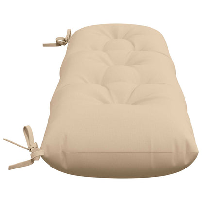 Bankkussen VIANEN 100% Polyester Crèmekleurig 110 x 30 x 12 cm