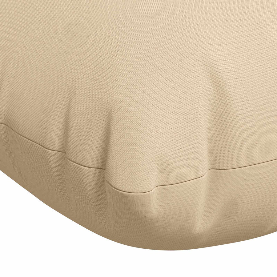 2-delige Bankkussens VIANEN 100% Polyester Crèmekleurig