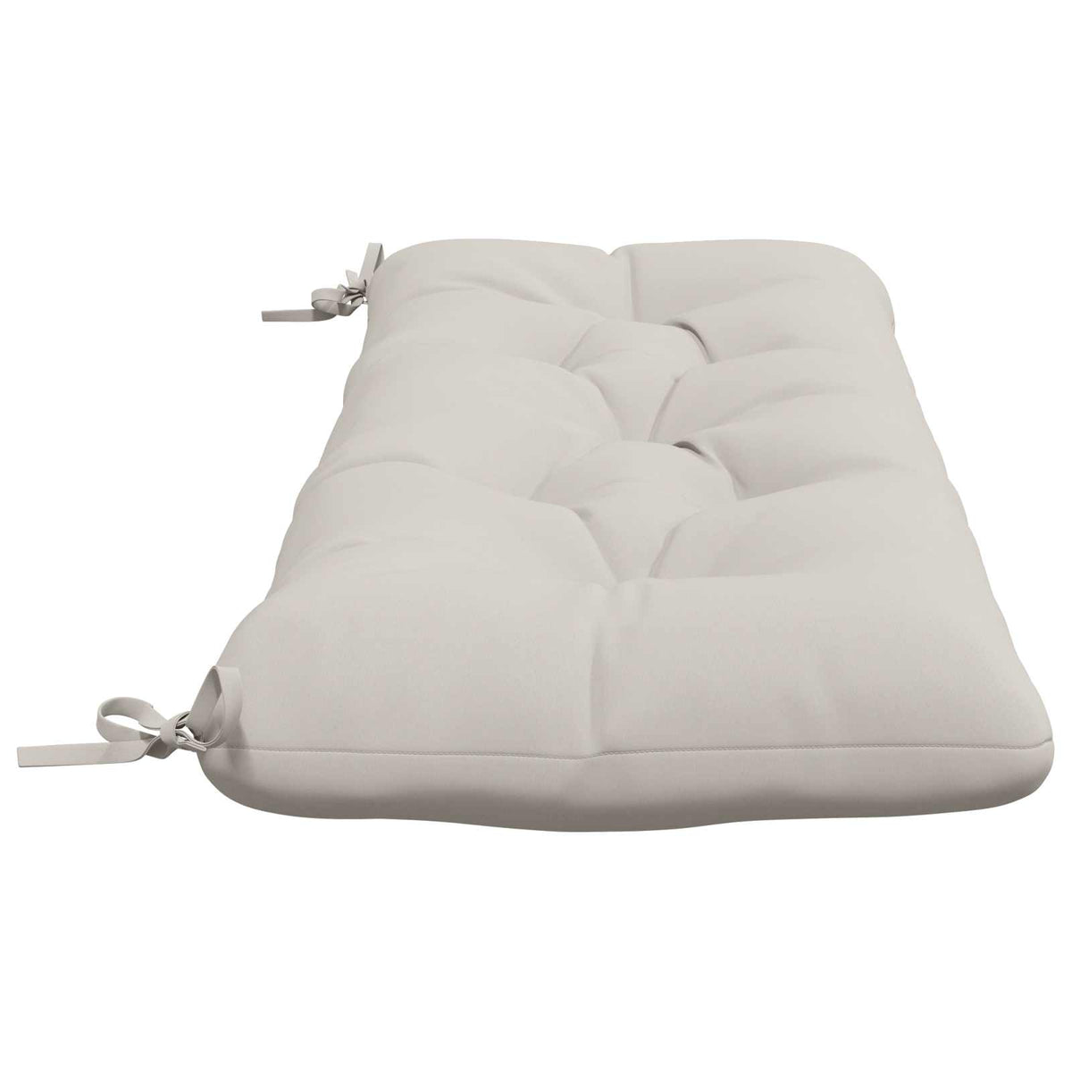 2-delige Bankkussens VIANEN 100% Polyester Wit 110 x 40 x 12 cm