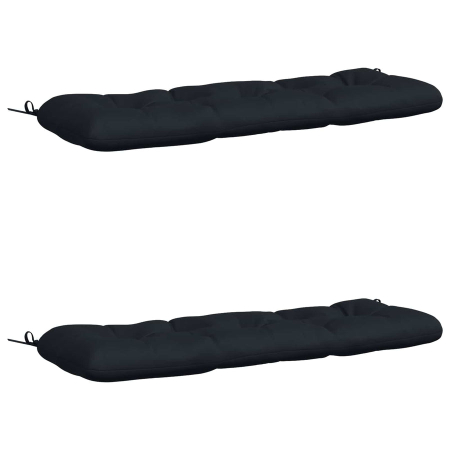 2-delige Bankkussens VIANEN 100% Polyester Donkerblauw
