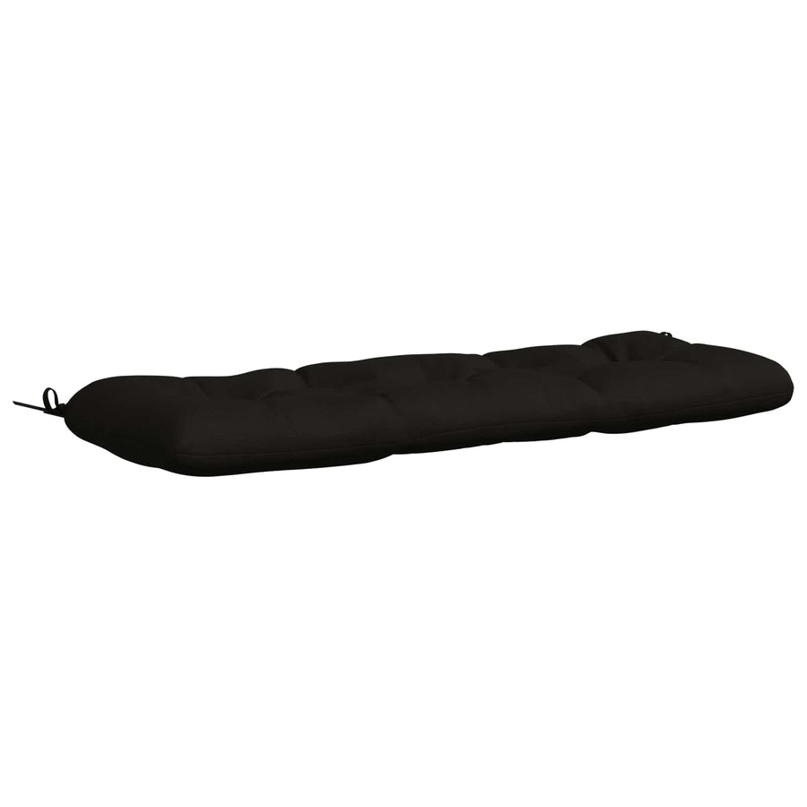 Bankkussen VIANEN 100% Polyester Zwart 110 x 40 x 12 cm