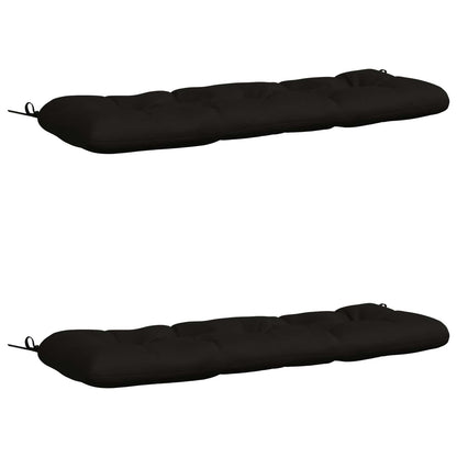 2-delige Bankkussens VIANEN 100% Polyester Zwart