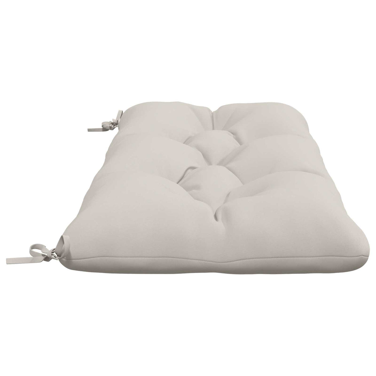2-delige Bankkussens VIANEN 100% Polyester Wit 110 x 50 x 12 cm