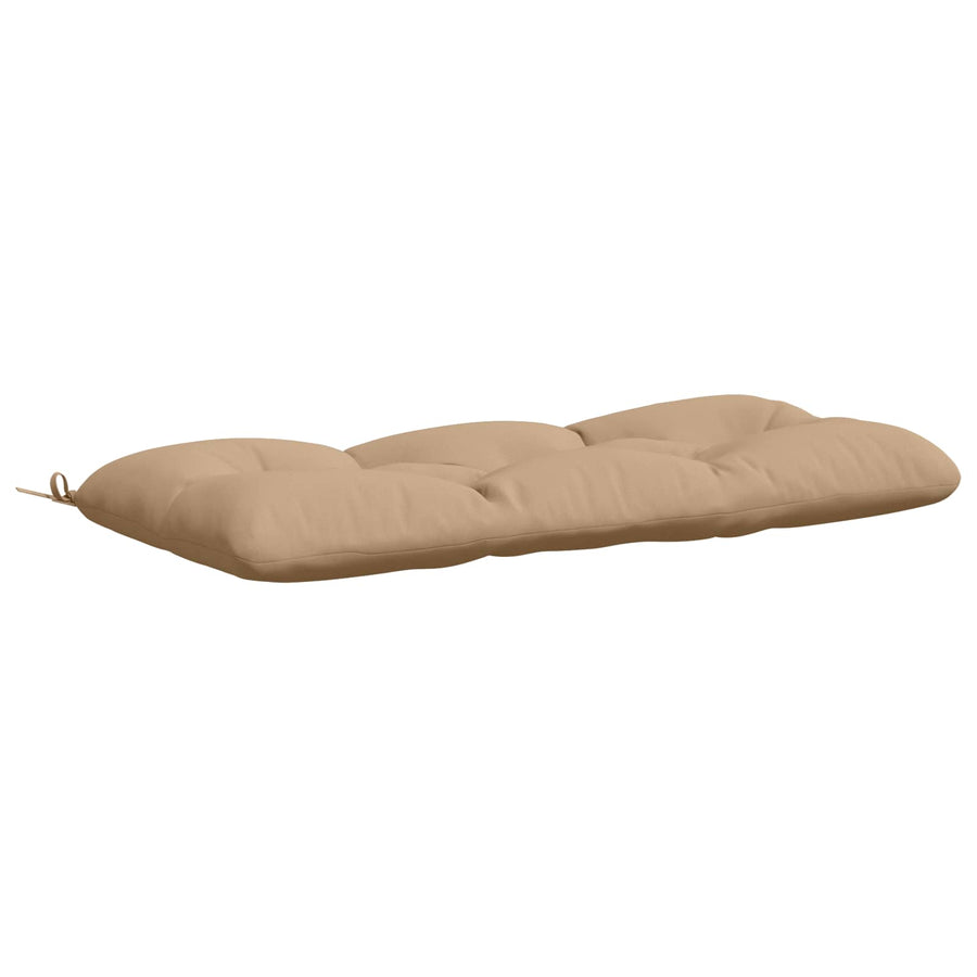 Bankkussen VIANEN 100% Polyester Zand 110 x 50 x 12 cm