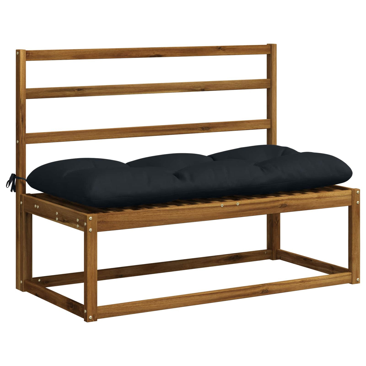 Bankkussen VIANEN 100% Polyester Donkerblauw 110 x 50 x 12 cm