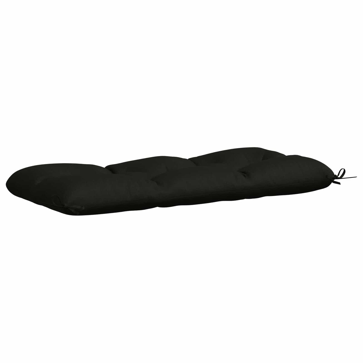 Bankkussen VIANEN 100% Polyester Zwart 110 x 50 x 12 cm