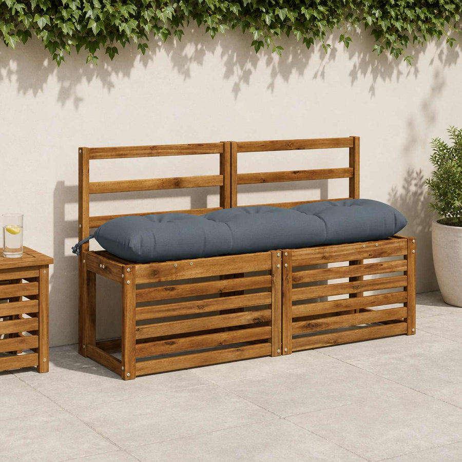 Bankkussen VIANEN 100% Polyester Blauw 110 x 30 x 12 cm