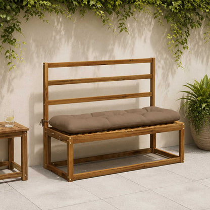 Bankkussen VIANEN 100% Polyester Taupe 100 x 40 x 12 cm