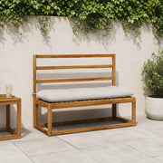 Bankkussens 2-delig wit 110x40x12 cm