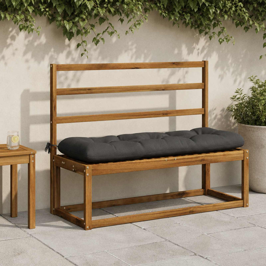 Bankkussen VIANEN 100% Polyester Antraciet 100 x 40 x 12 cm