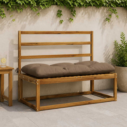 Bankkussen VIANEN 100% Polyester Taupe 110 x 50 x 12 cm