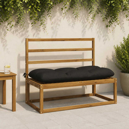 Bankkussen VIANEN 100% Polyester Zwart 110 x 50 x 12 cm