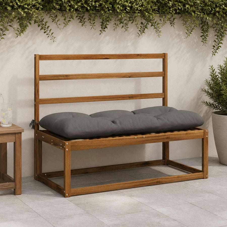 Bankkussen VIANEN 100% Polyester Grijs 100 x 50 x 12 cm