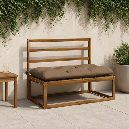Bankkussen VIANEN 100% Polyester Taupe 100 x 60 x 12 cm
