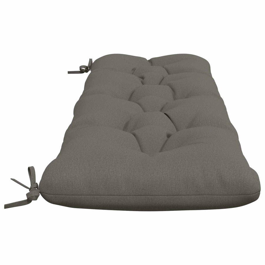 Bank Kussens VIANEN 2 st 100% Polyester Grijs 140 x 40 x 12 cm