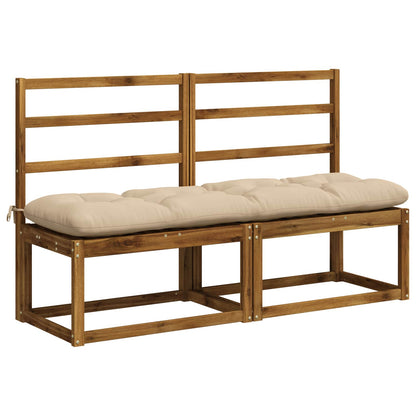 Bankkussen VIANEN 100% Polyester Crèmekleurig 140 x 40 x 12 cm