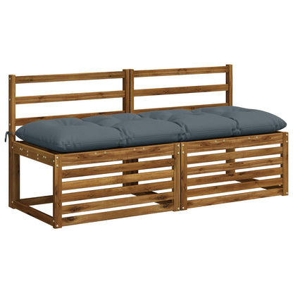 Bankkussen VIANEN 100% Polyester Blauw 140 x 50 x 12 cm