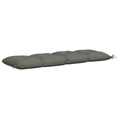 Bank Kussens VIANEN 2 st 100% Polyester Grijs 140 x 50 x 12 cm