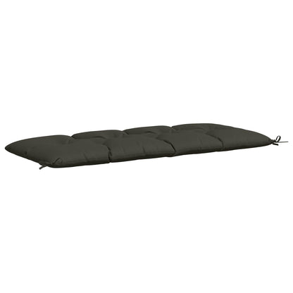 Bankkussen VIANEN 100% Polyester Antraciet 140 x 60 x 12 cm