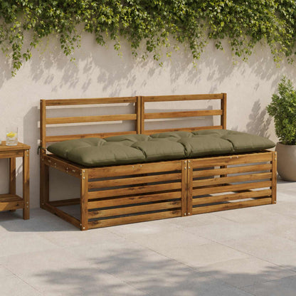 Bankkussen VIANEN 100% Polyester Olijfgroen 160 x 60 x 12 cm