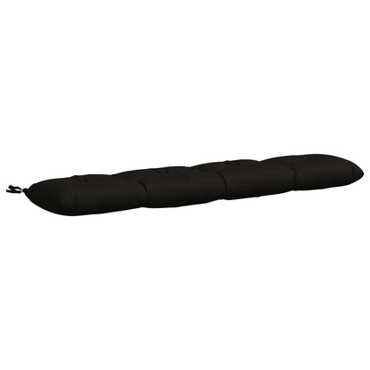 Bankkussen VIANEN 100% Polyester Zwart 160 x 30 x 12 cm