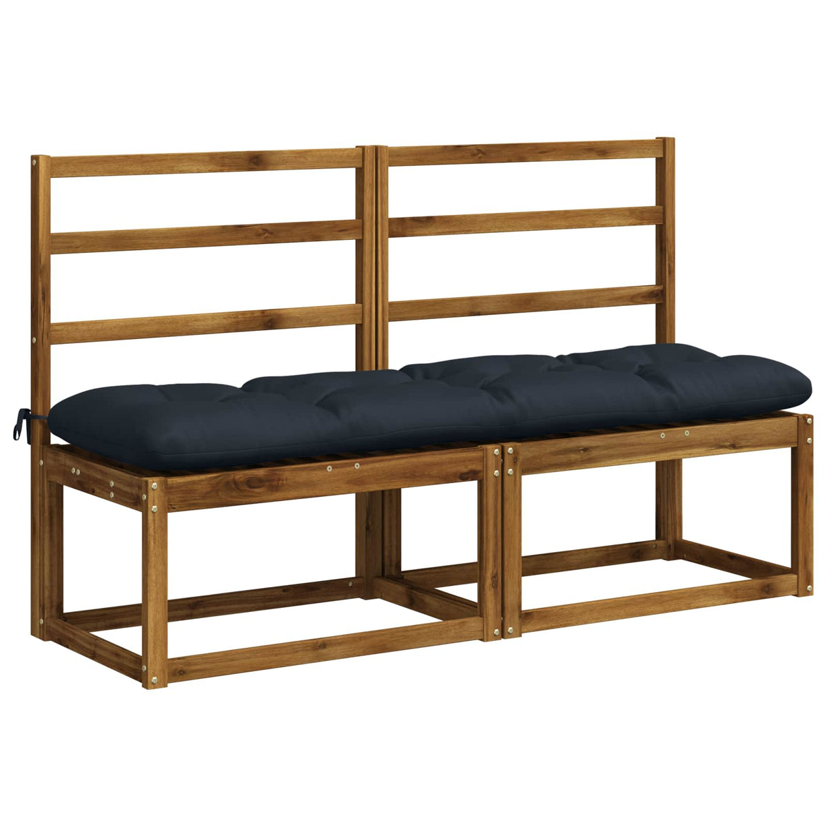 Bankkussen VIANEN 100% Polyester Donkerblauw 160 x 40 x 12 cm