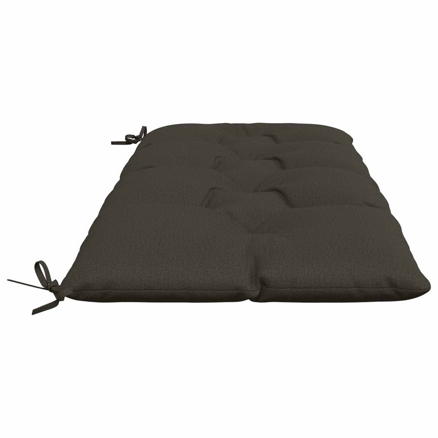 Bankkussen VIANEN 100% Polyester Antraciet 160 x 60 x 12 cm