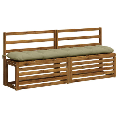 Bankkussen VIANEN 100% Polyester Lichtgroen 170 x 30 x 12 cm