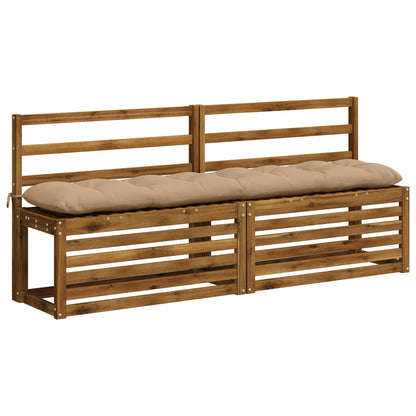 Bankkussen VIANEN 100% Polyester Zand 170 x 30 x 12 cm
