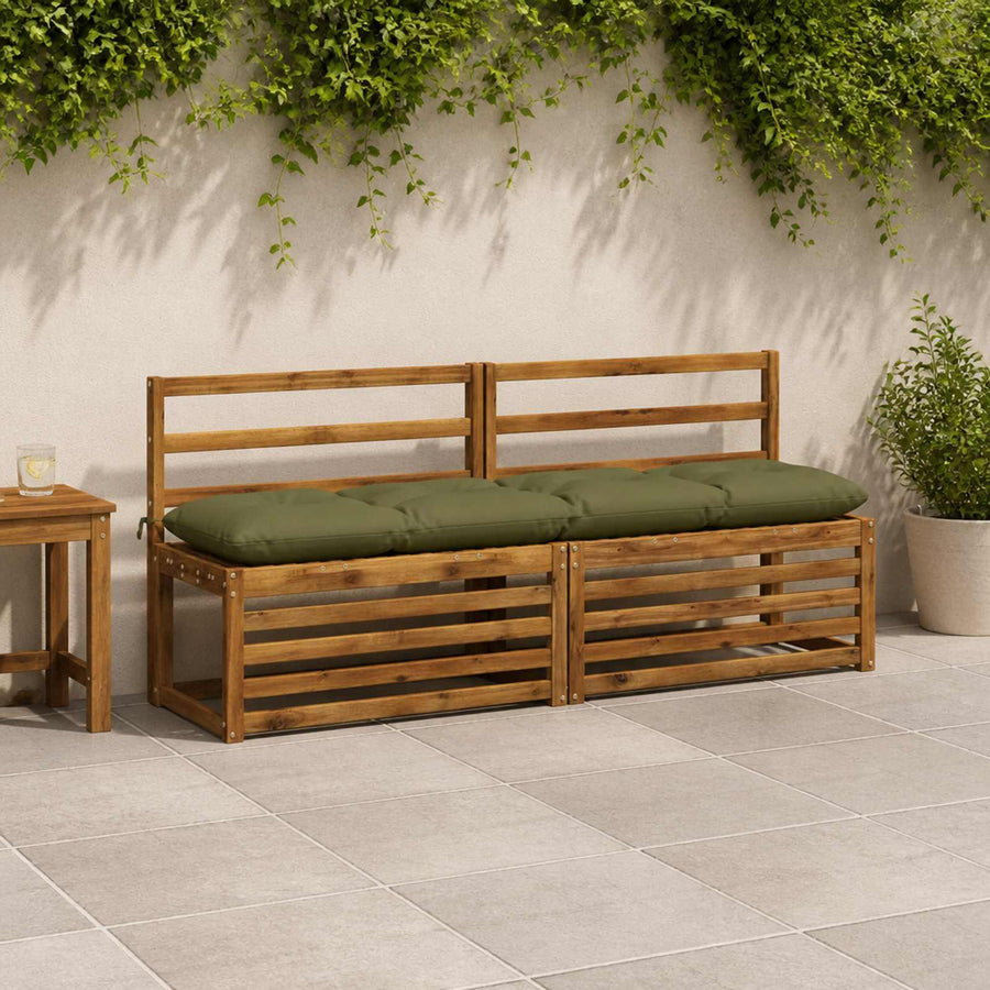 Bankkussen VIANEN 100% Polyester Olijfgroen 180 x 40 x 12 cm