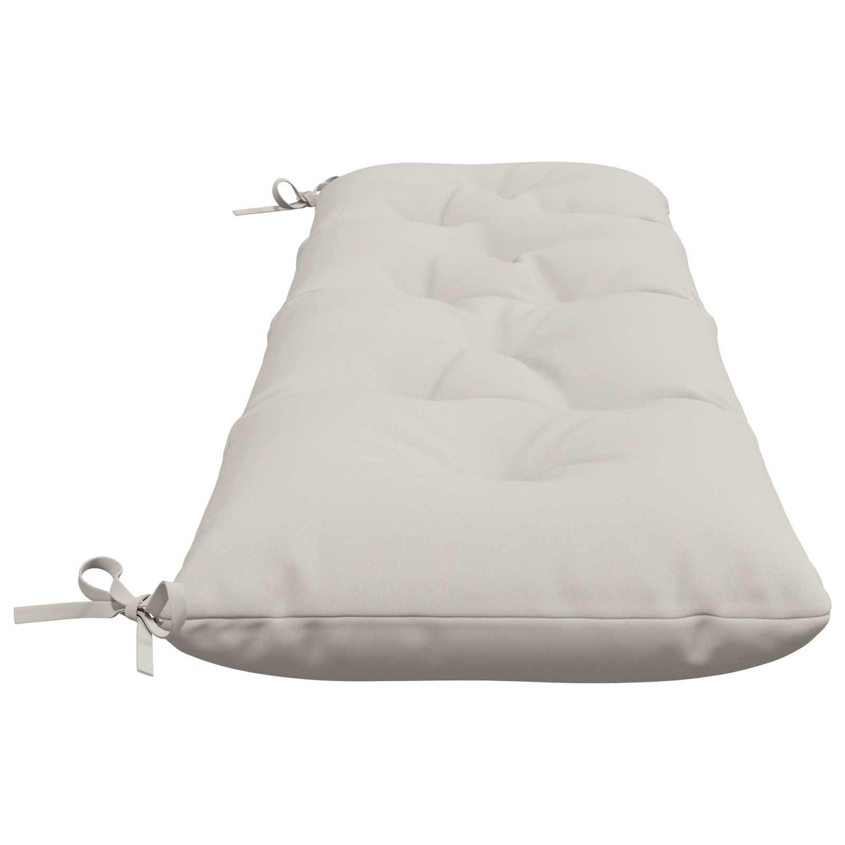 Bankkussen VIANEN 100% Polyester Wit 170 x 40 x 12 cm