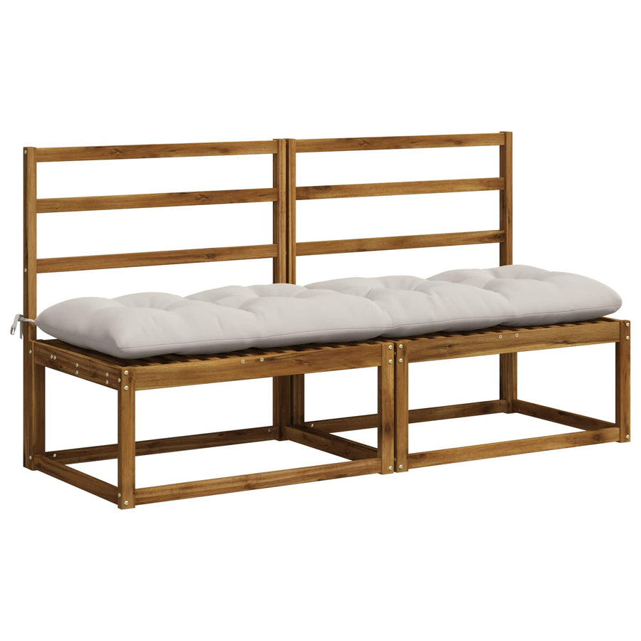 Bankkussen VIANEN 100% Polyester Wit 170 x 50 x 12 cm