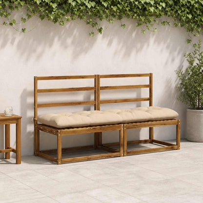 Bankkussen VIANEN 100% Polyester Crèmekleurig 180 x 50 x 12 cm
