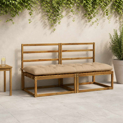 Bankkussen VIANEN 100% Polyester Zand 180 x 60 x 12 cm