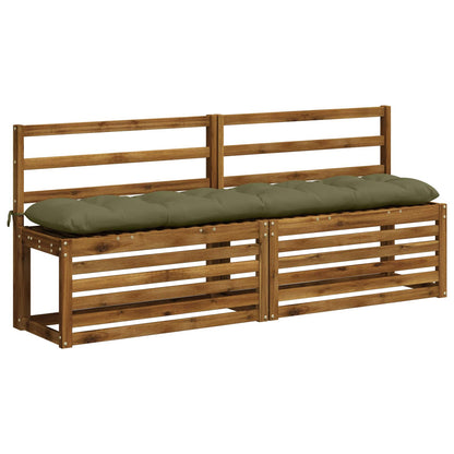 Bankkussen VIANEN 100% Polyester Olijfgroen 180 x 30 x 12 cm
