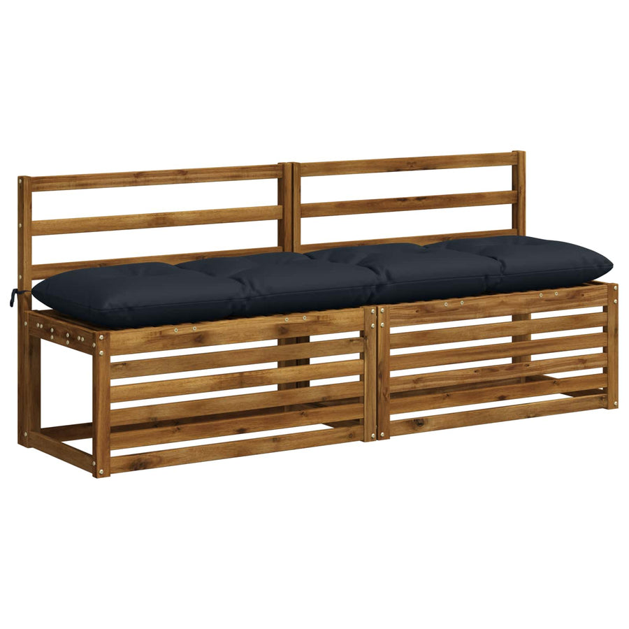 Bankkussen VIANEN 100% Polyester Donkerblauw 180 x 40 x 12 cm