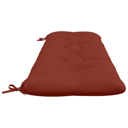 Bankkussen VIANEN 100% Polyester Rood 180 x 50 x 12 cm