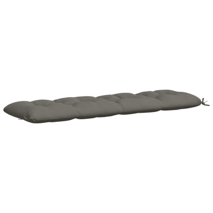 Bankkussen VIANEN 100% Polyester Grijs 180 x 50 x 12 cm