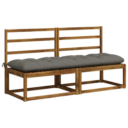 Bankkussen VIANEN 100% Polyester Grijs 180 x 50 x 12 cm