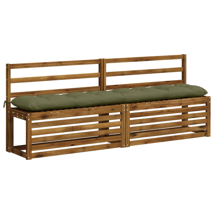 Bankkussen VIANEN 100% Polyester Olijfgroen 190 x 30 x 12 cm