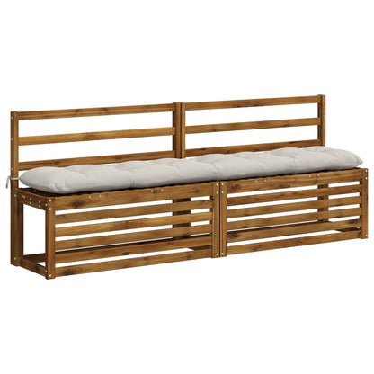 Bankkussen VIANEN 100% Polyester Wit 190 x 30 x 12 cm