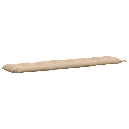 Bankkussen VIANEN 100% Polyester Crèmekleurig 190 x 30 x 12 cm