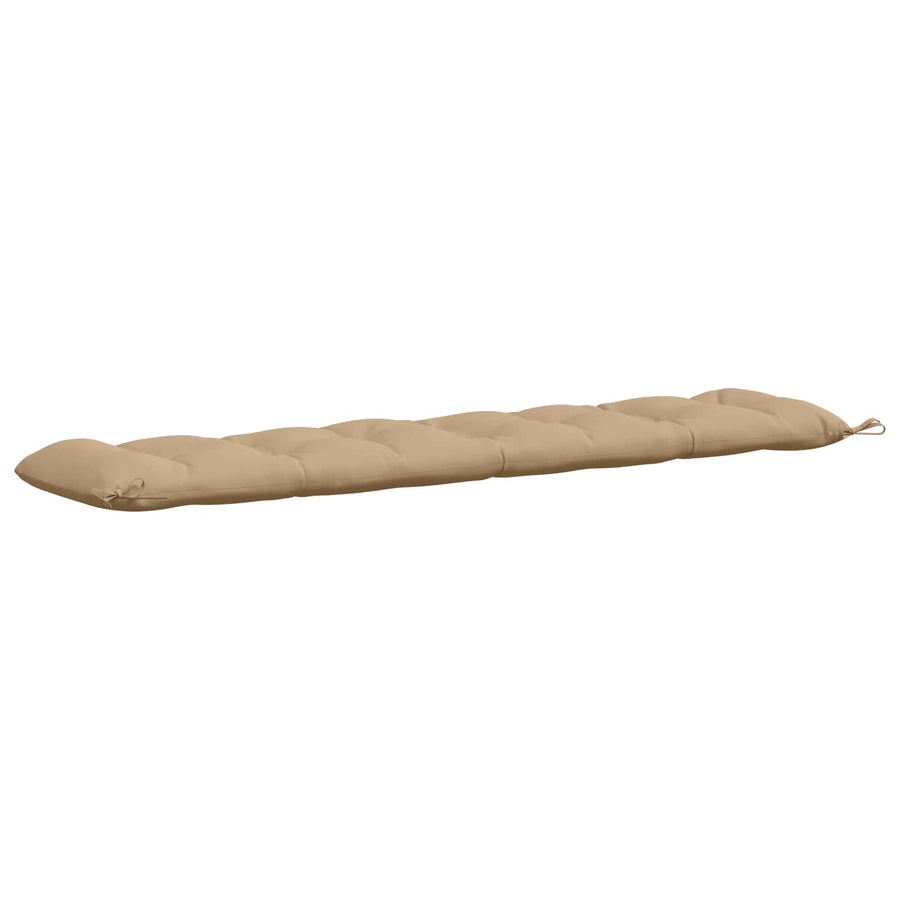 Bank Kussens VIANEN 2 st 100% Polyester Zand 190 x 40 x 12 cm