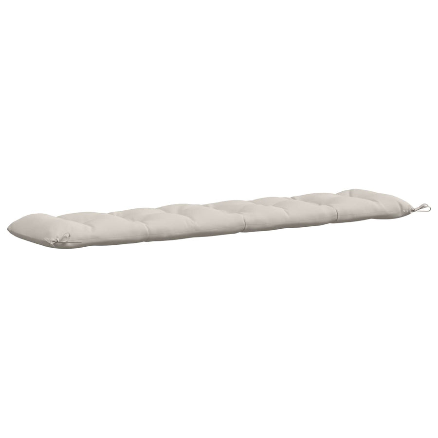 Bankkussen VIANEN 100% Polyester Wit 200 x 40 x 12 cm
