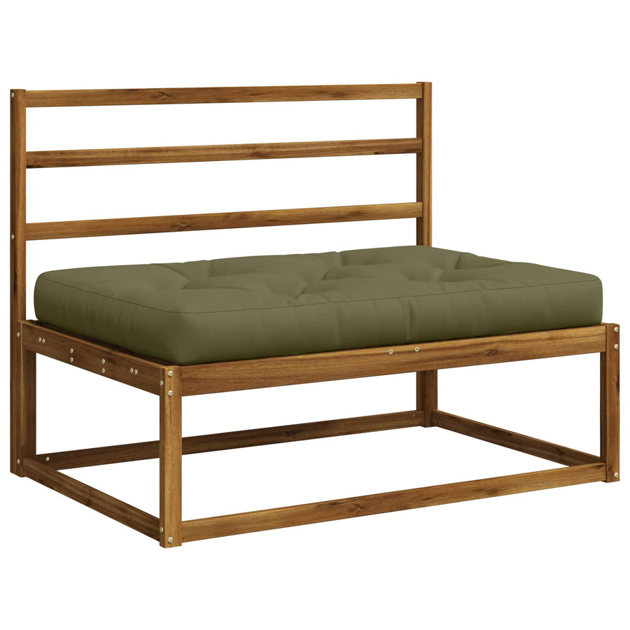 Pallet Zitkussen VIANEN 100% Polyester Olijfgroen